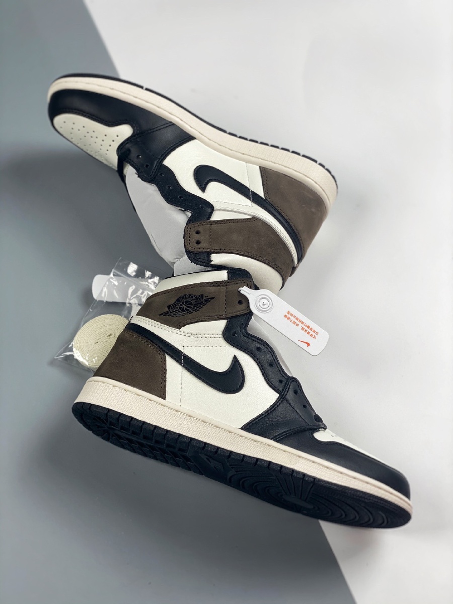 airjordan1retrodarkmocha小倒钩摩卡咖啡色size40475