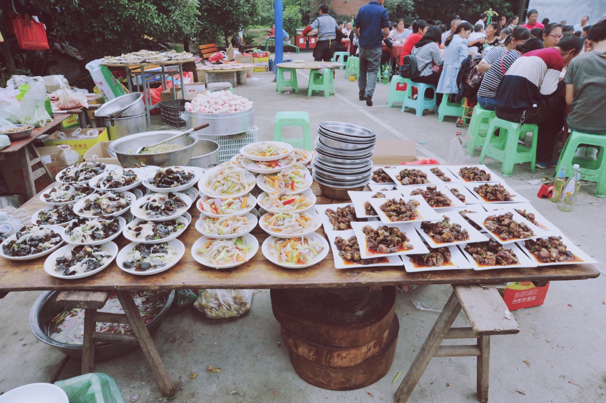 四川传统的坝坝宴