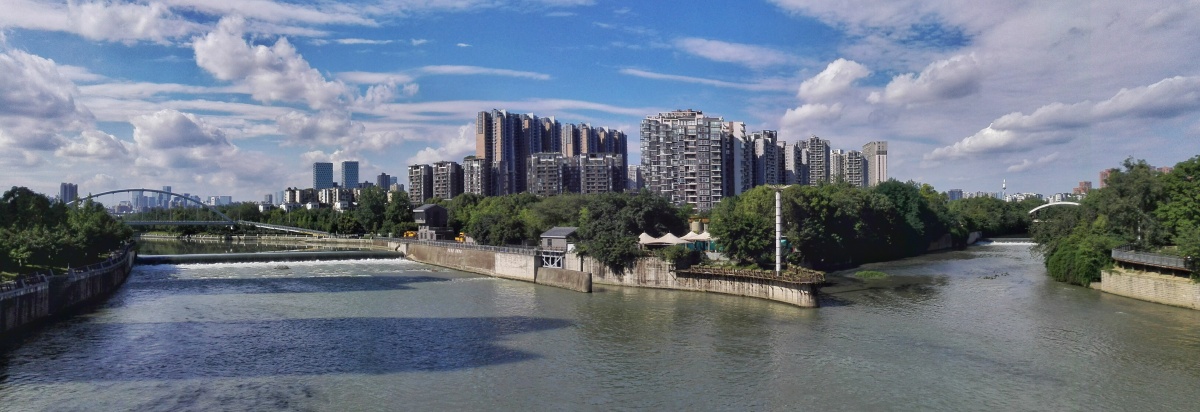摄于成都锦江沙河口