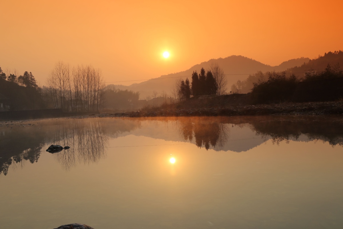 美好的一天从早晨开始唯美的早晨离不开日出