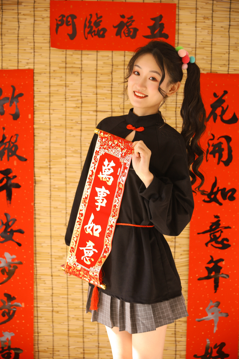 济南约拍少女新年写真