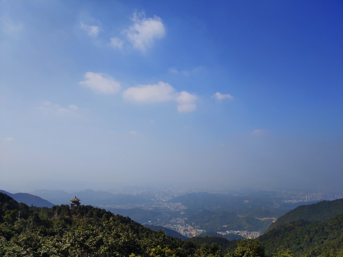 梧桐山山顶风景图梧桐山手机图片梧桐山拍深南大道风景深圳梧桐山图片
