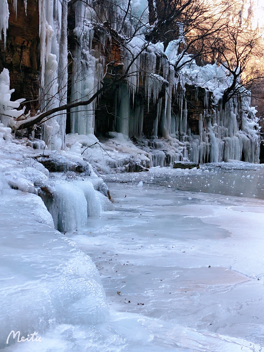 云台山冰挂