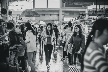 谁说菜市场就没有时尚大片！