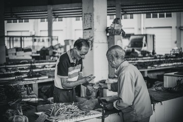 早市。