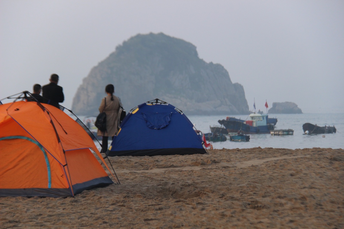 海边露营