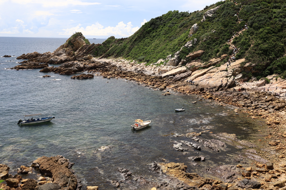 深圳最美海岸线东西涌