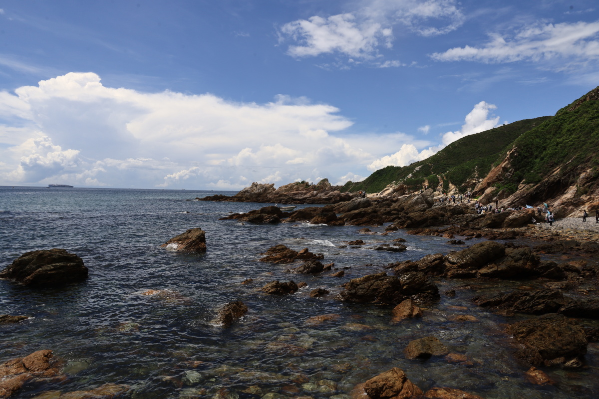 深圳最美海岸线东西涌