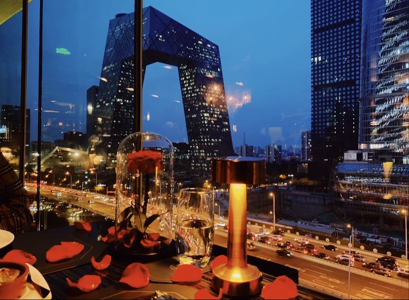 北京cbd大裤衩夜景