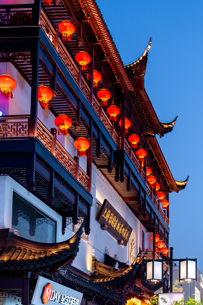 苏州观前街夜景