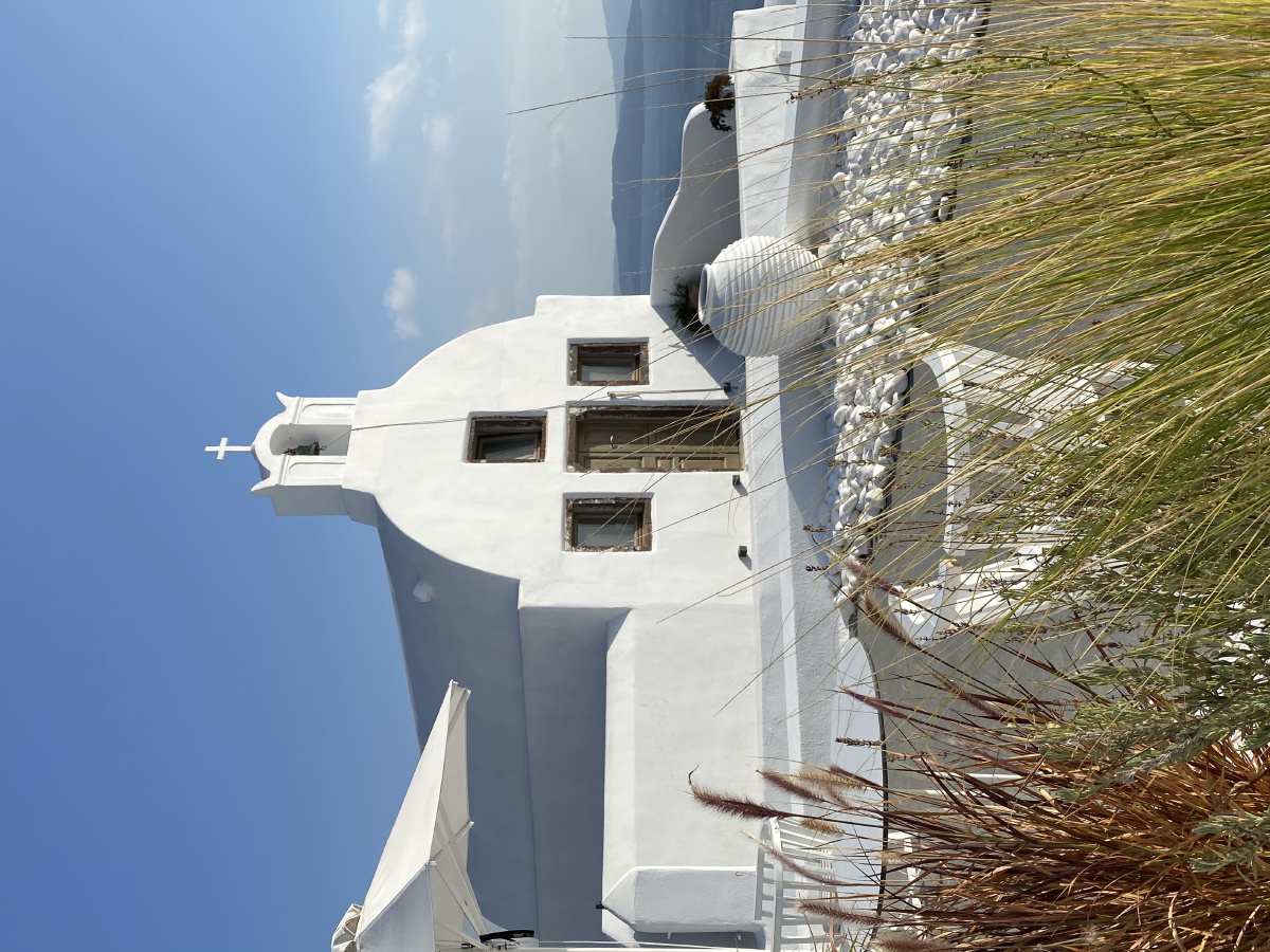 地中海白色教堂