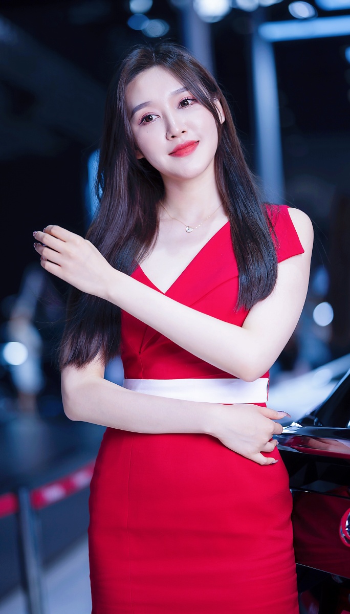 2021海口车展东风本田本田车模水儿