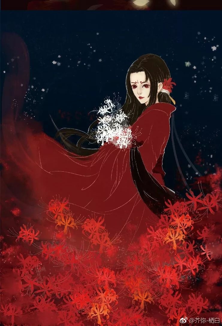 红色彼岸花等的人在天涯