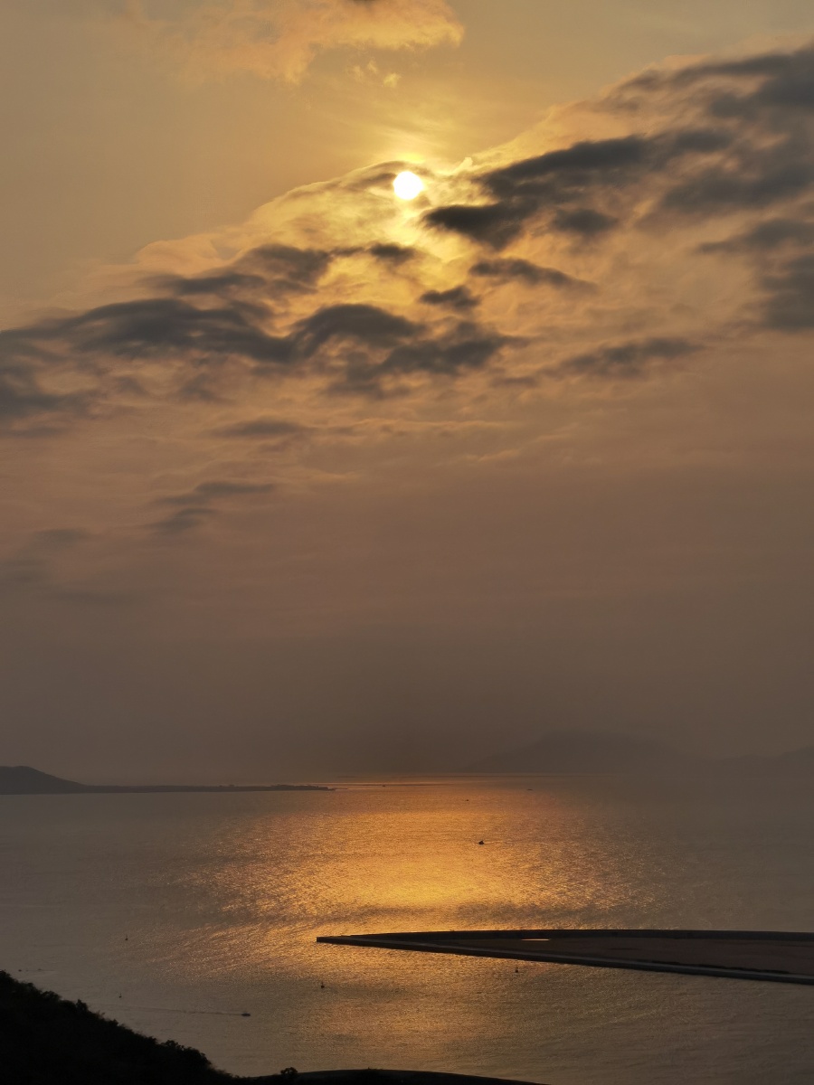 三亚鹿回头夕阳景色原片无修