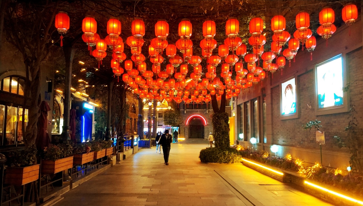 大年初一南京1912民国街2手机摄影