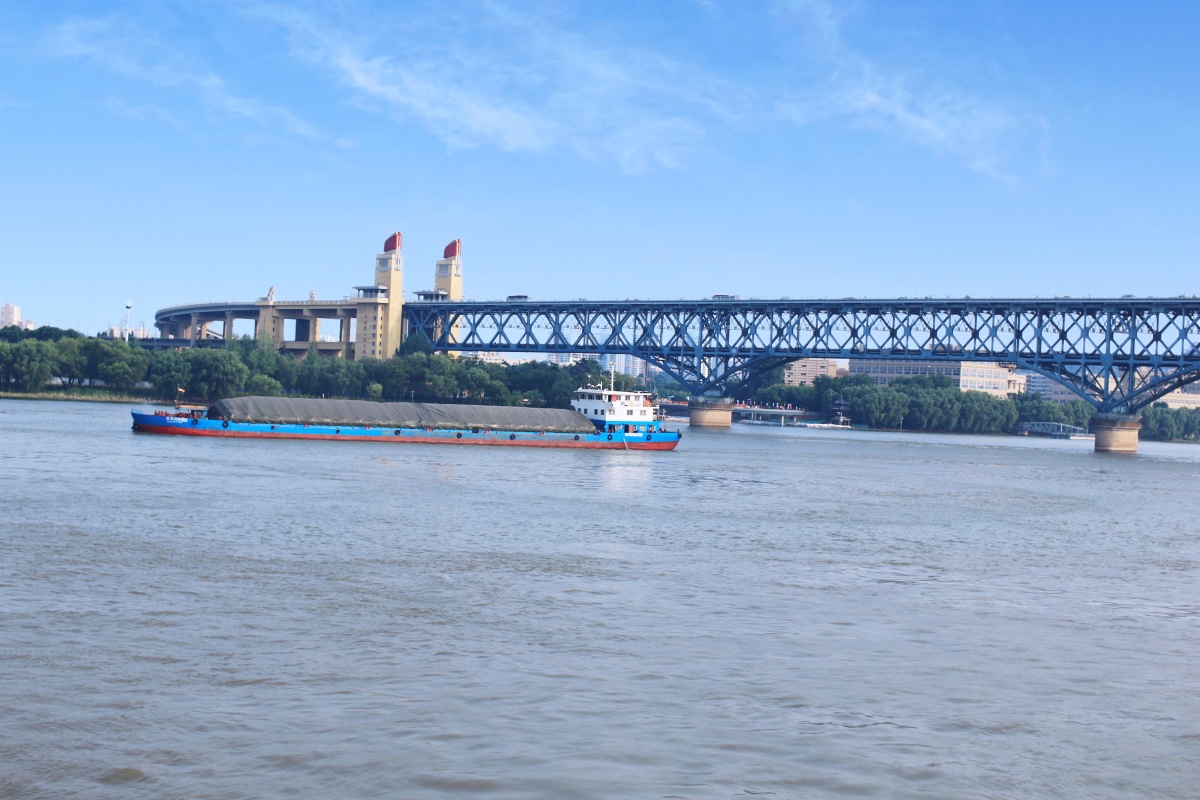 南京远眺长江大桥