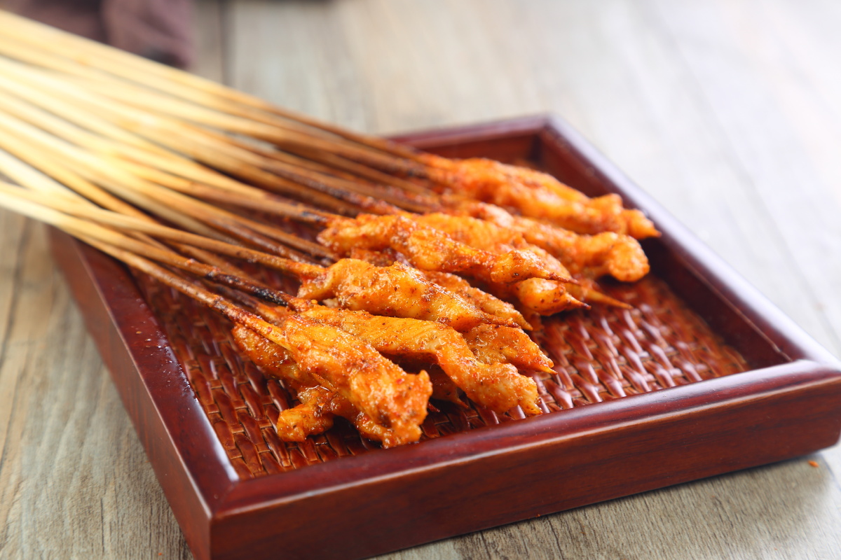 香辣鸡柳串 - 吴小落 - 图虫
