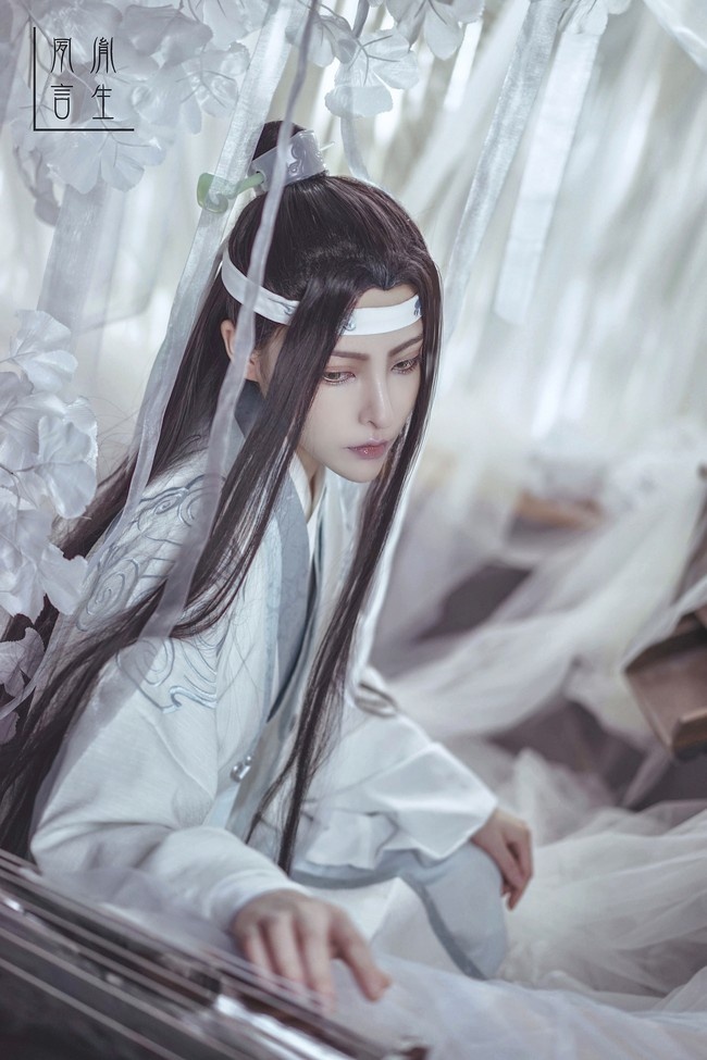 魔道祖师蓝忘机cos第一眼看到我的心跳就疯狂心动