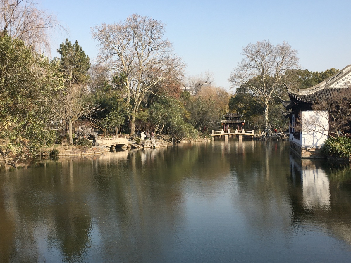 上海园林之首古猗园鸳鸯湖