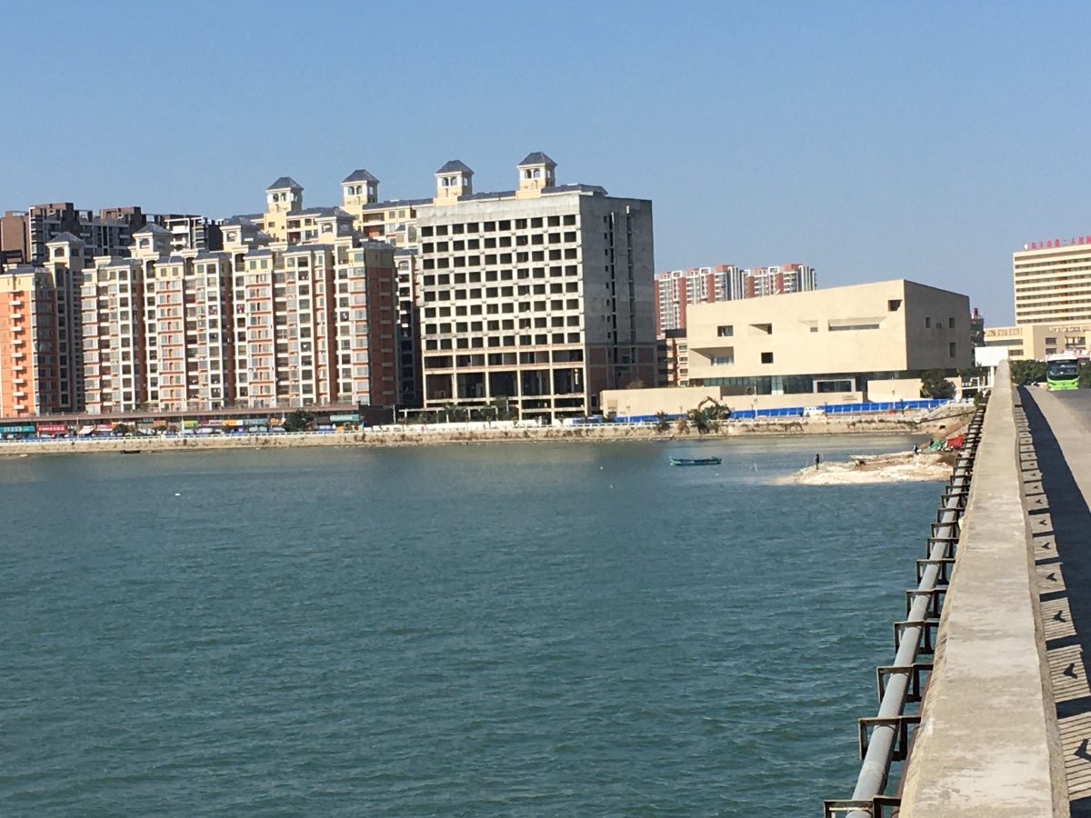 粤东陆丰甲子镇桥头风光