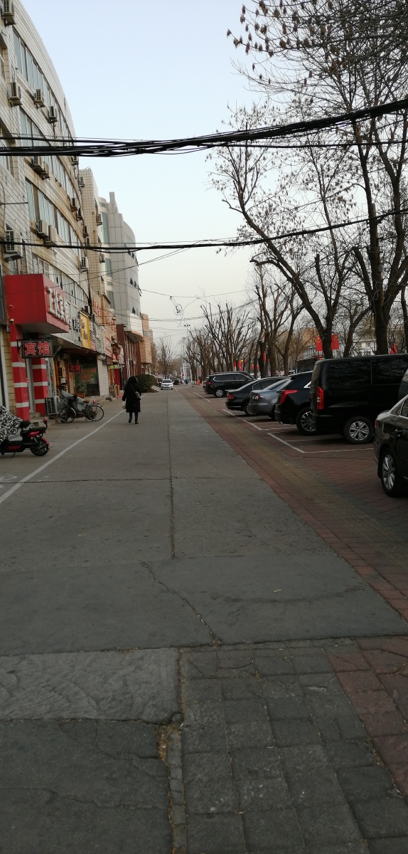 北方城市沧州的街头随意拍照