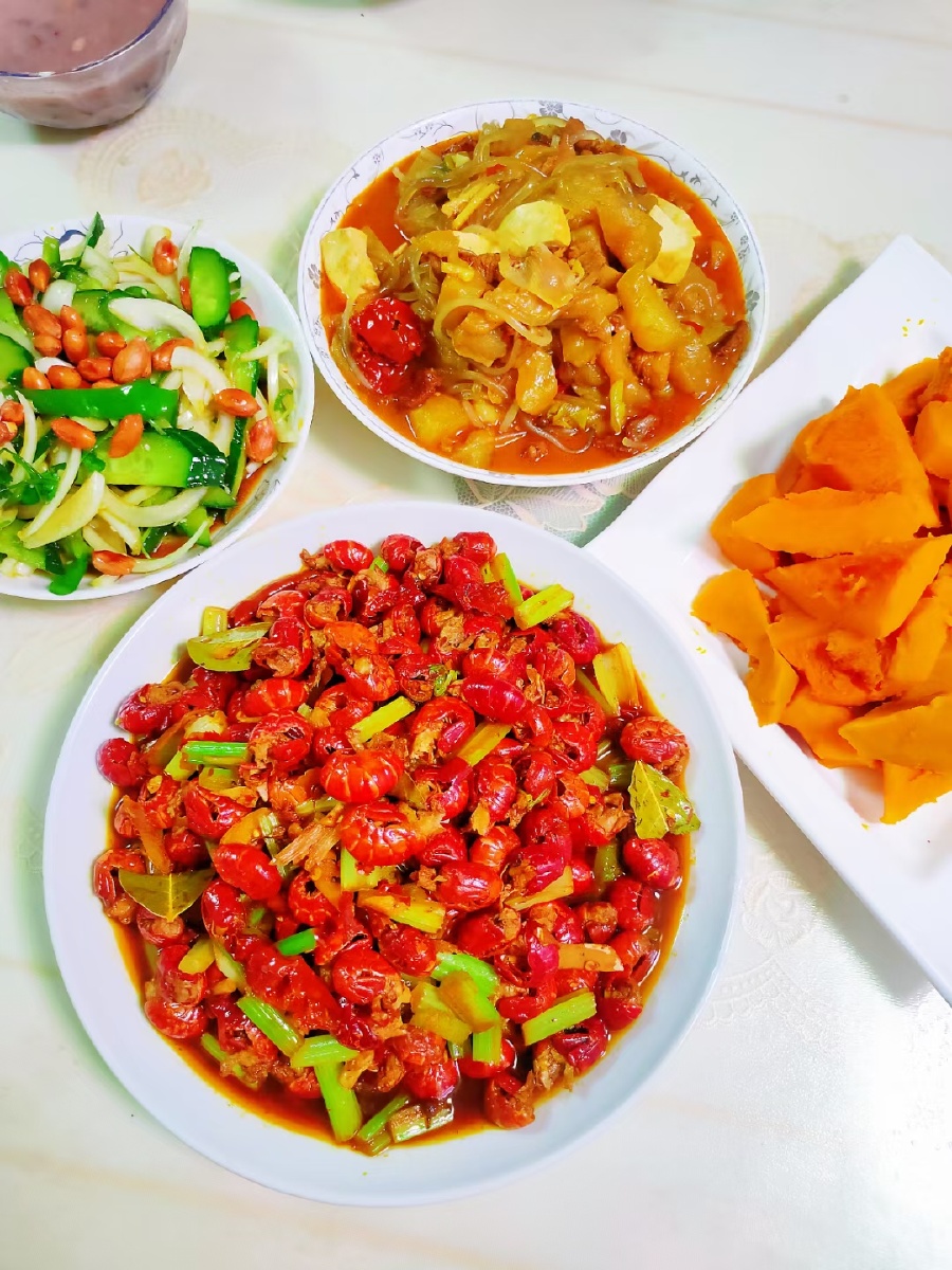 美味晚餐满满的爱心我爱晚餐三