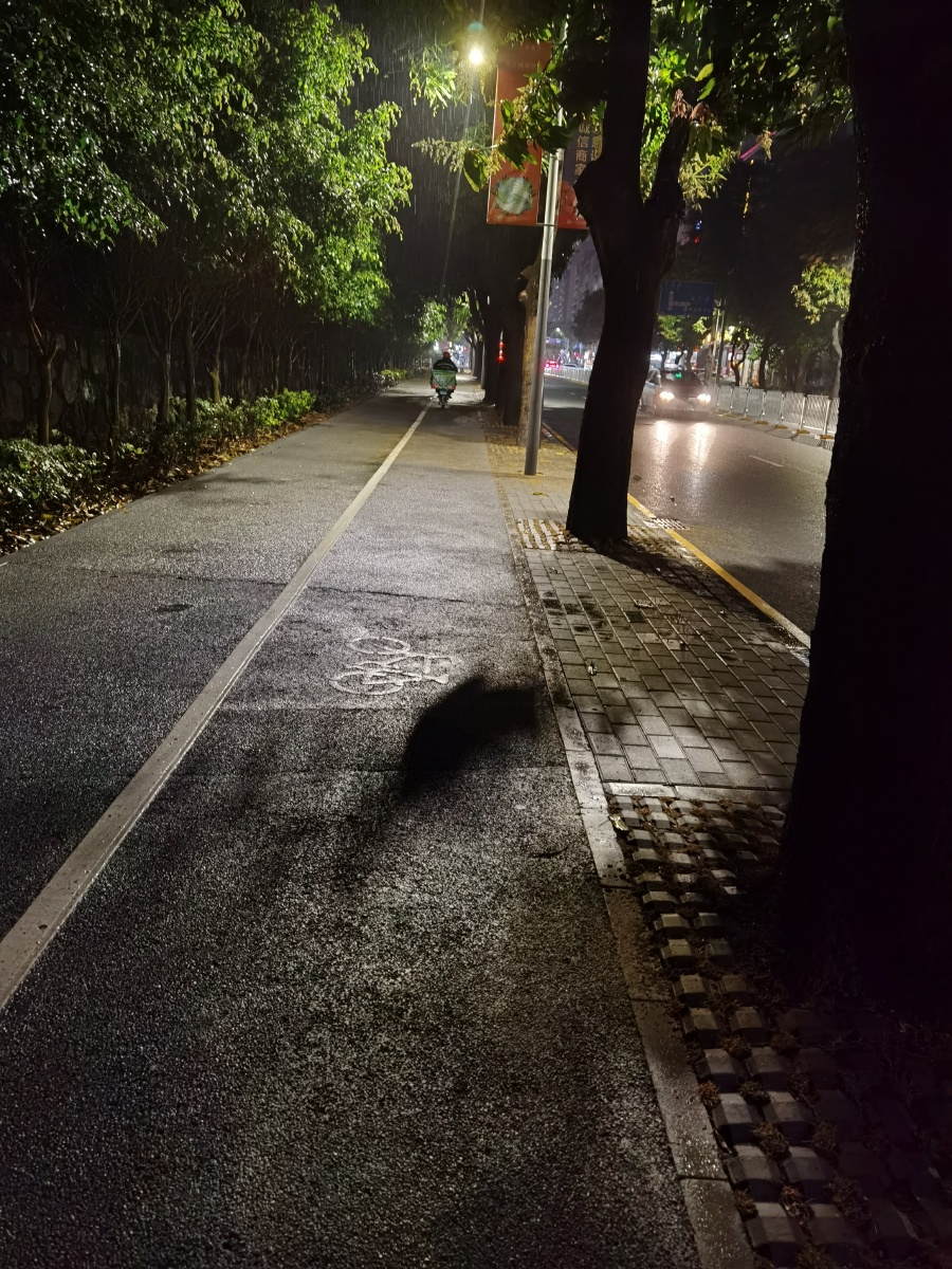 雨夜的街头