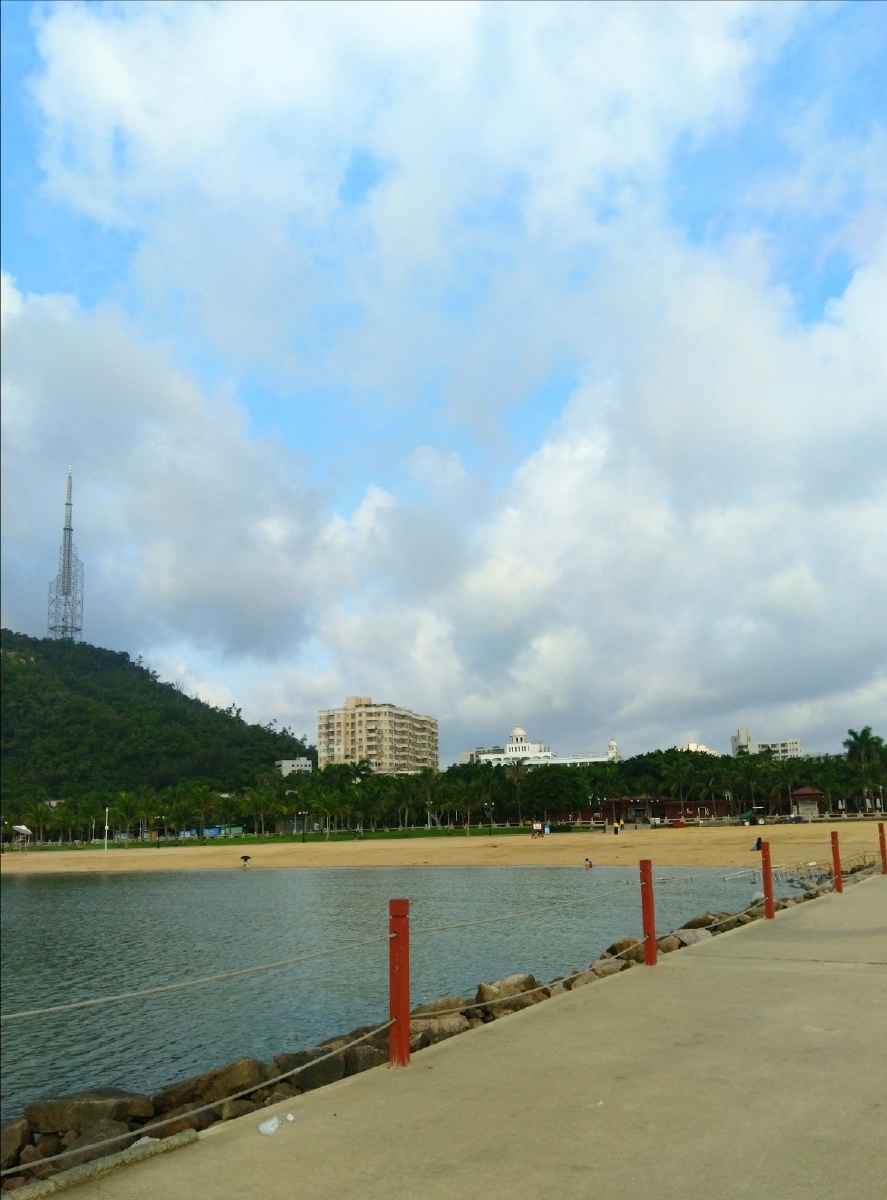 大海风景珠海市香炉湾