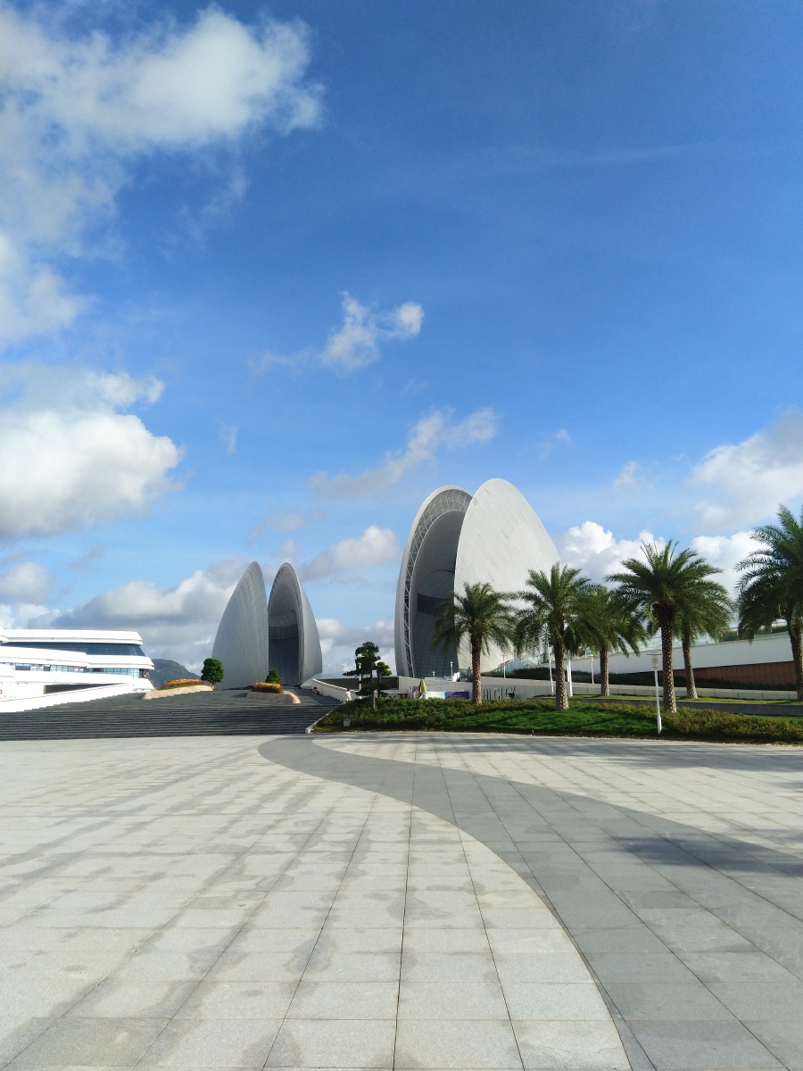 珠海市大剧院晨练路上随拍