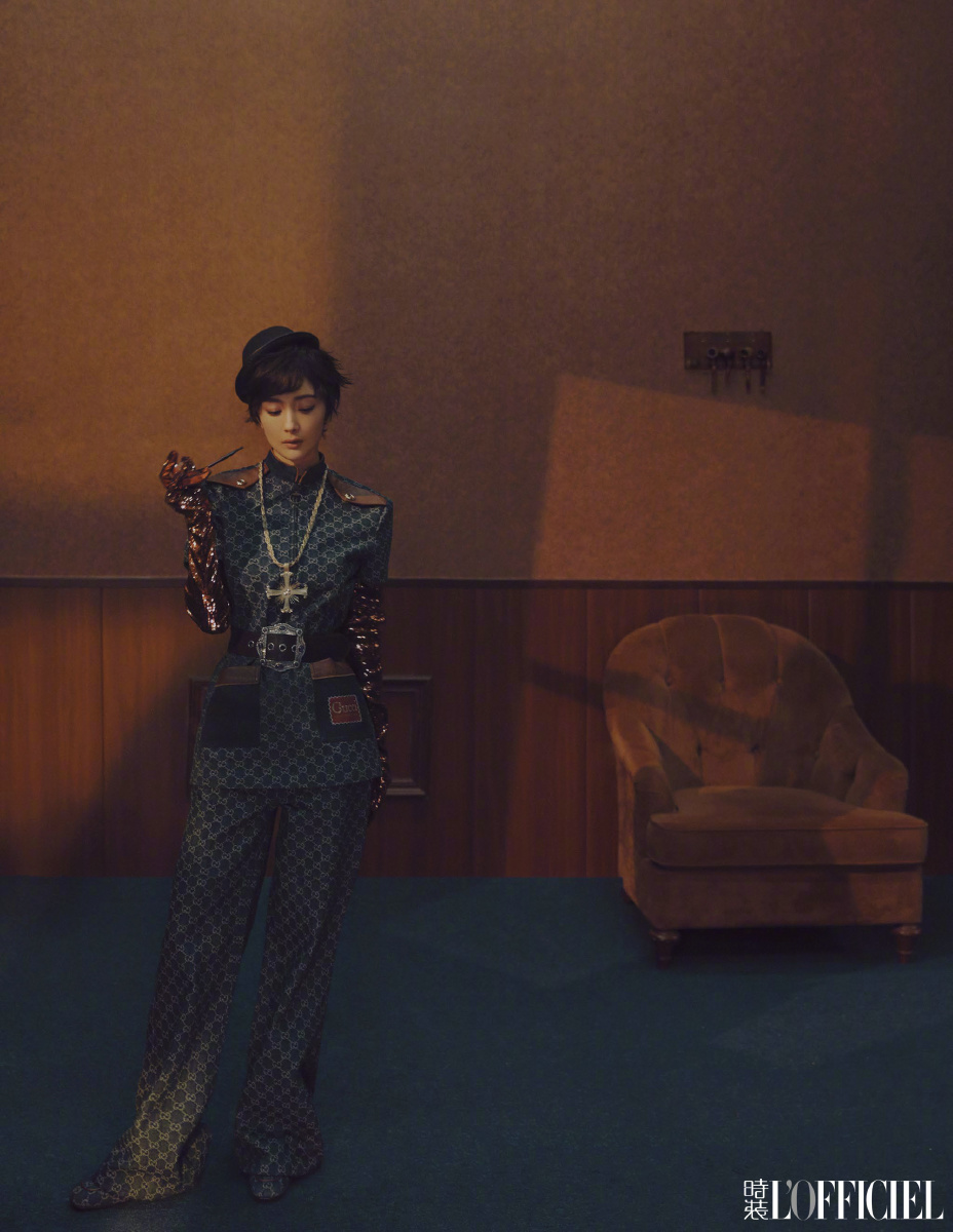 杨幂x时装lofficiel一月刊开年封面摄影陈漫676767