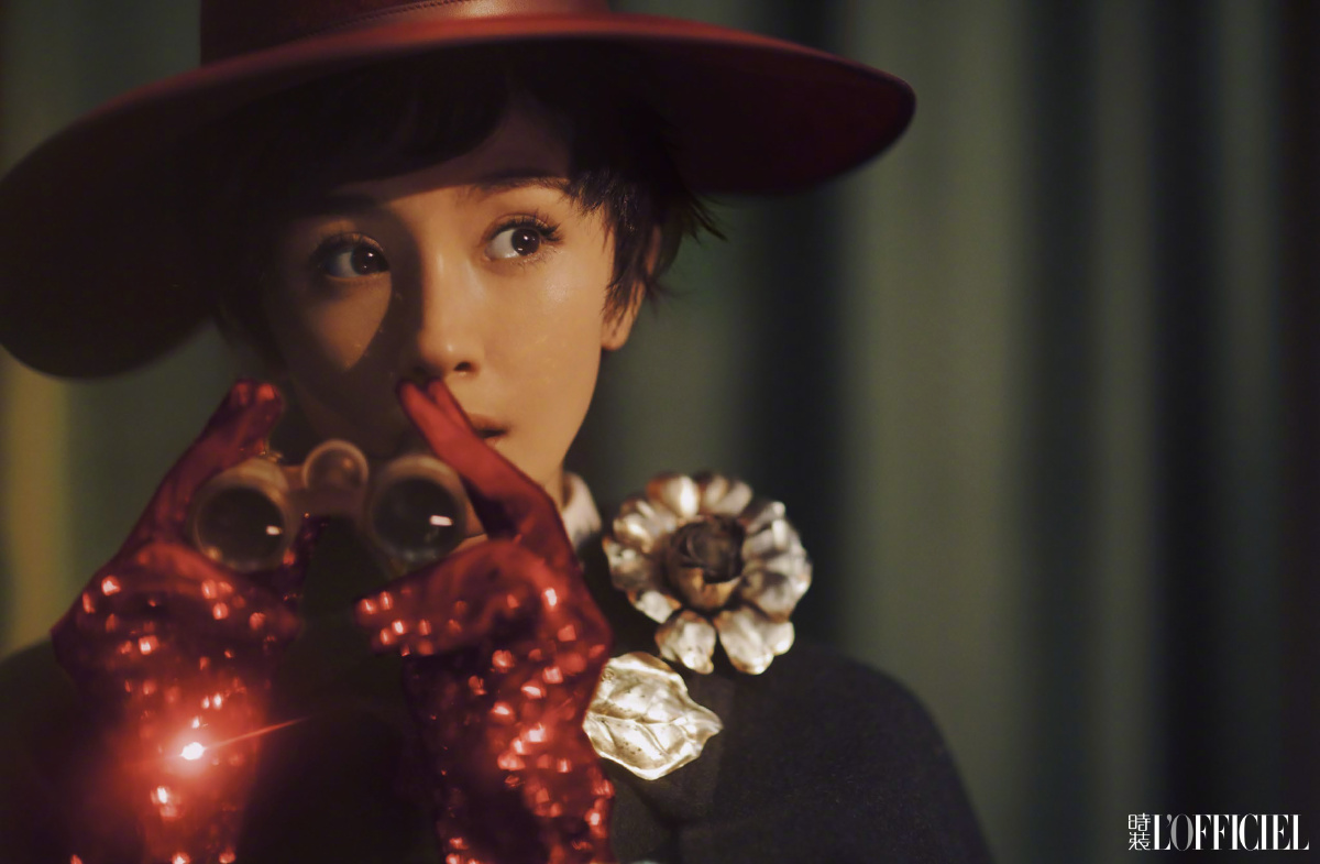 杨幂x时装lofficiel一月刊开年封面摄影陈漫676767