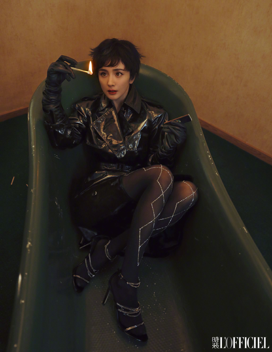 杨幂x时装lofficiel一月刊开年封面摄影陈漫676767