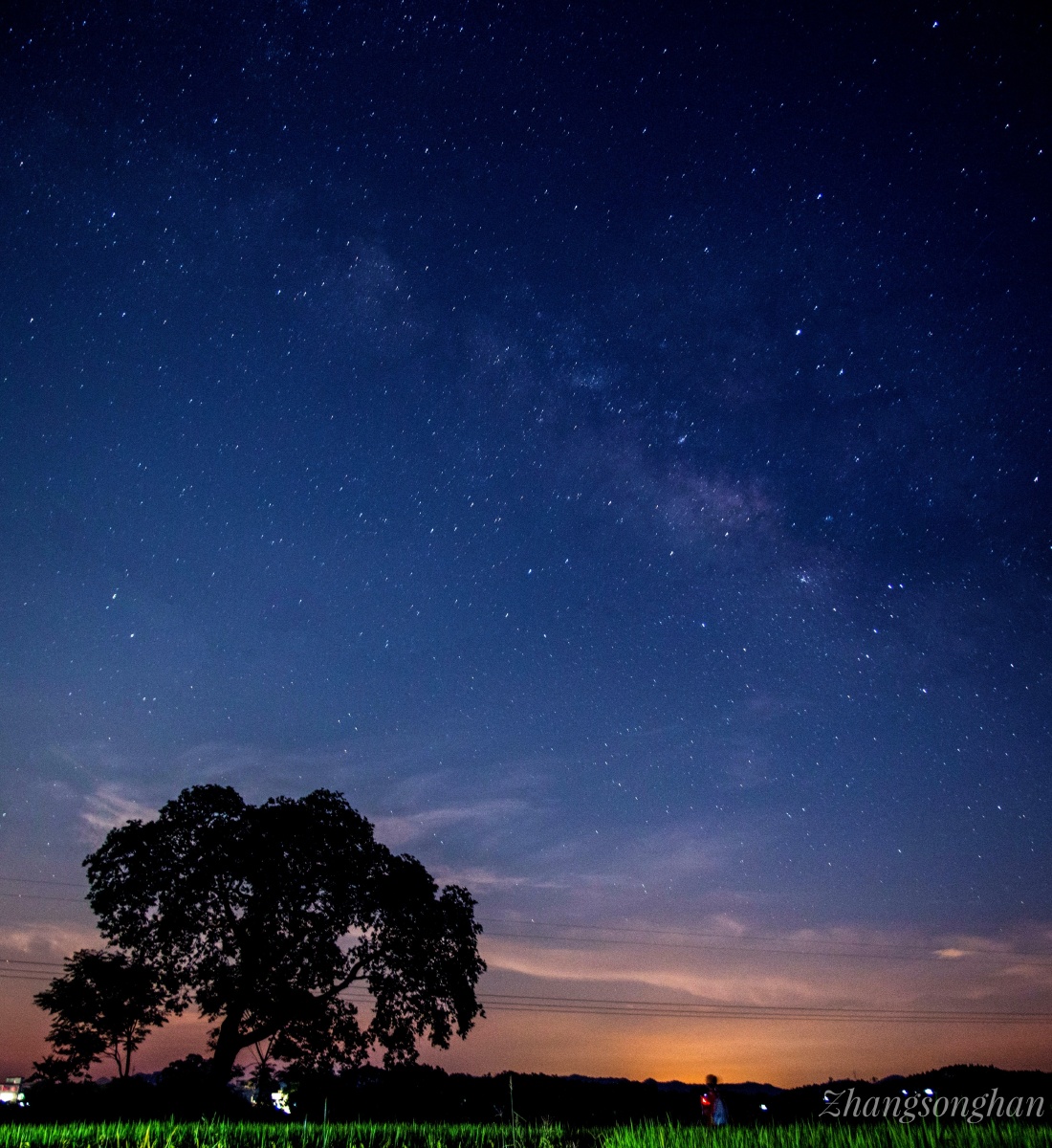田野星空