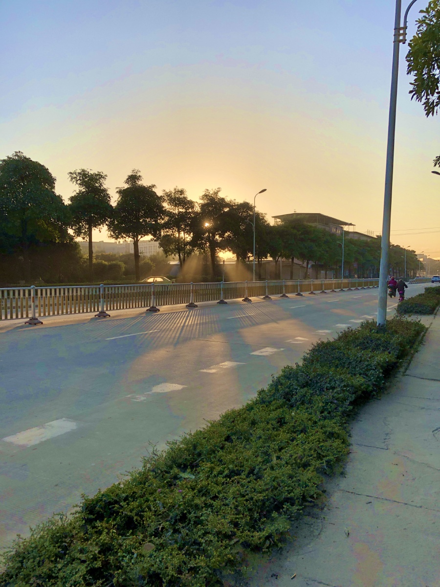 清晨六点半的福州.