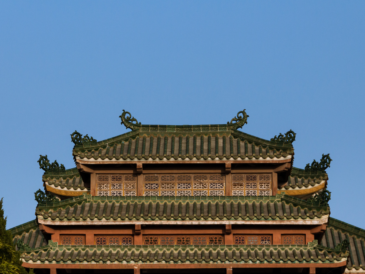 礐石堂三层重檐歇山顶