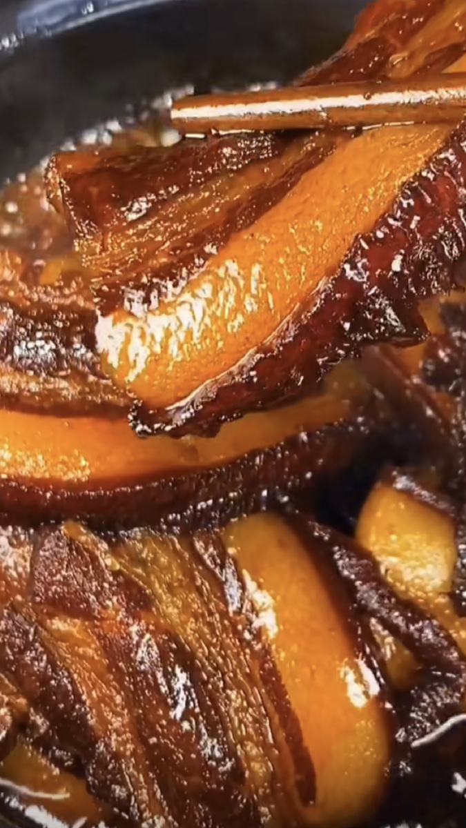 红烧肉水煮肉片