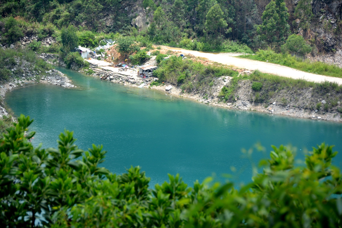 广州六片山天池绝美景色