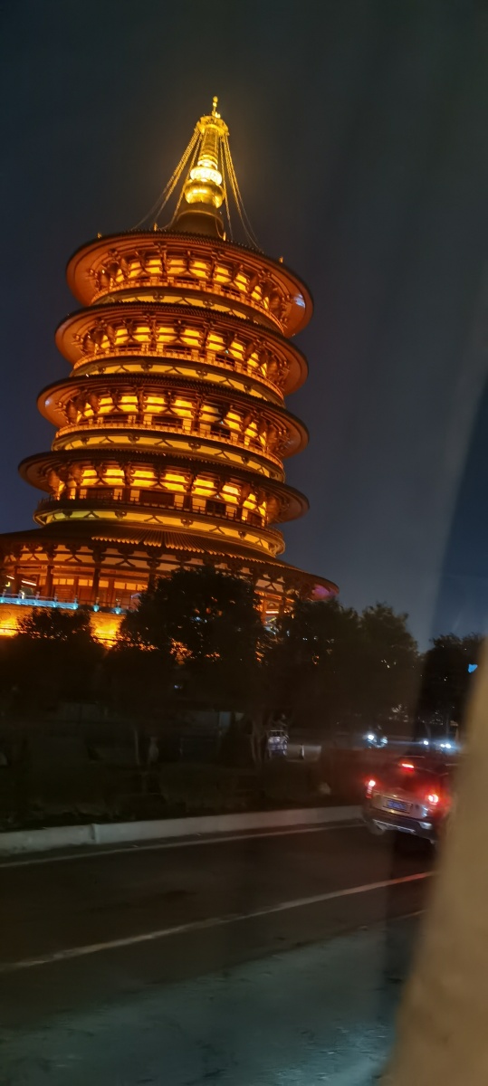 洛阳天堂明堂夜景