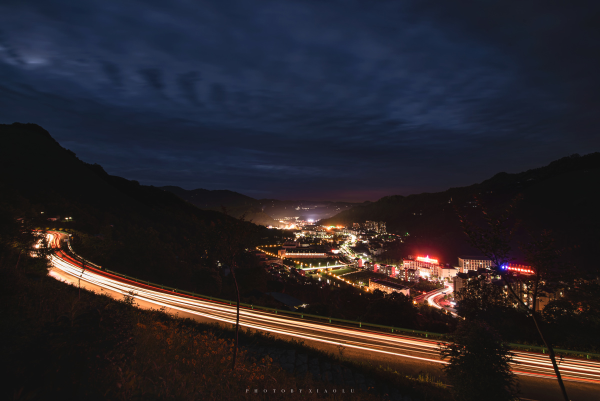 五峰县城·渔洋关夜景