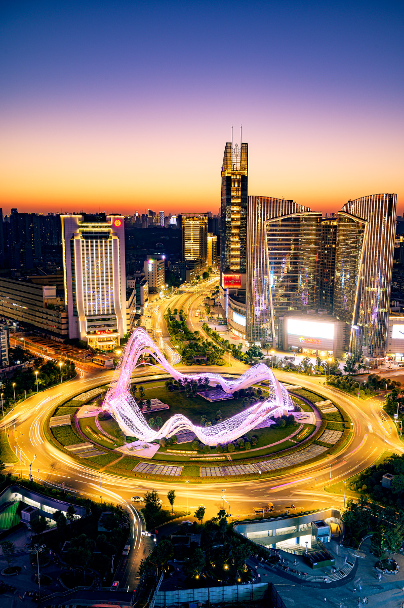 光谷大转盘 - 摄影师寒雨 - 图虫