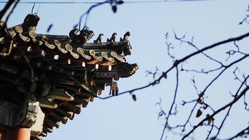 冬，潭柘寺