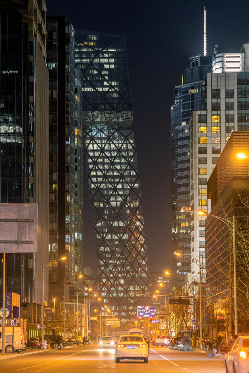 中央广播电视台大裤衩夜景