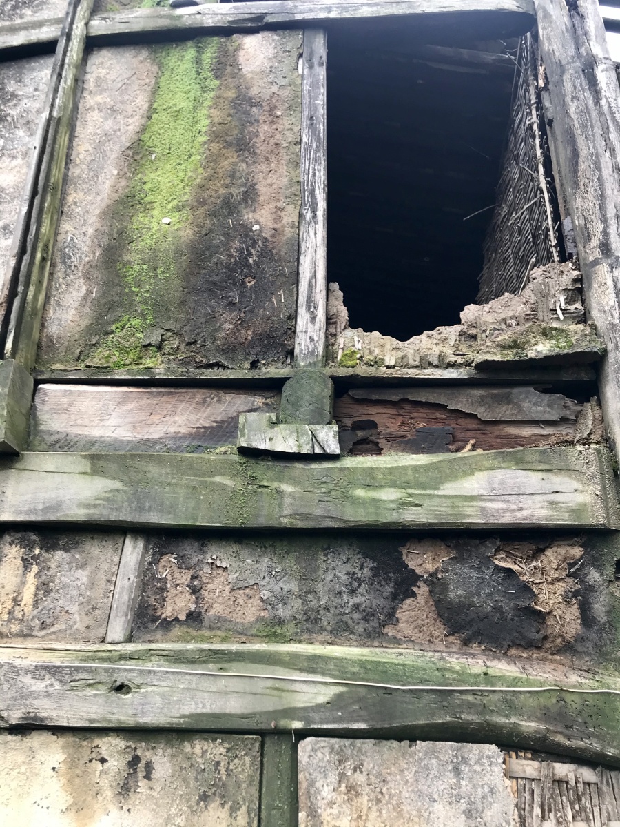 组照破旧的老屋摄于苍坡