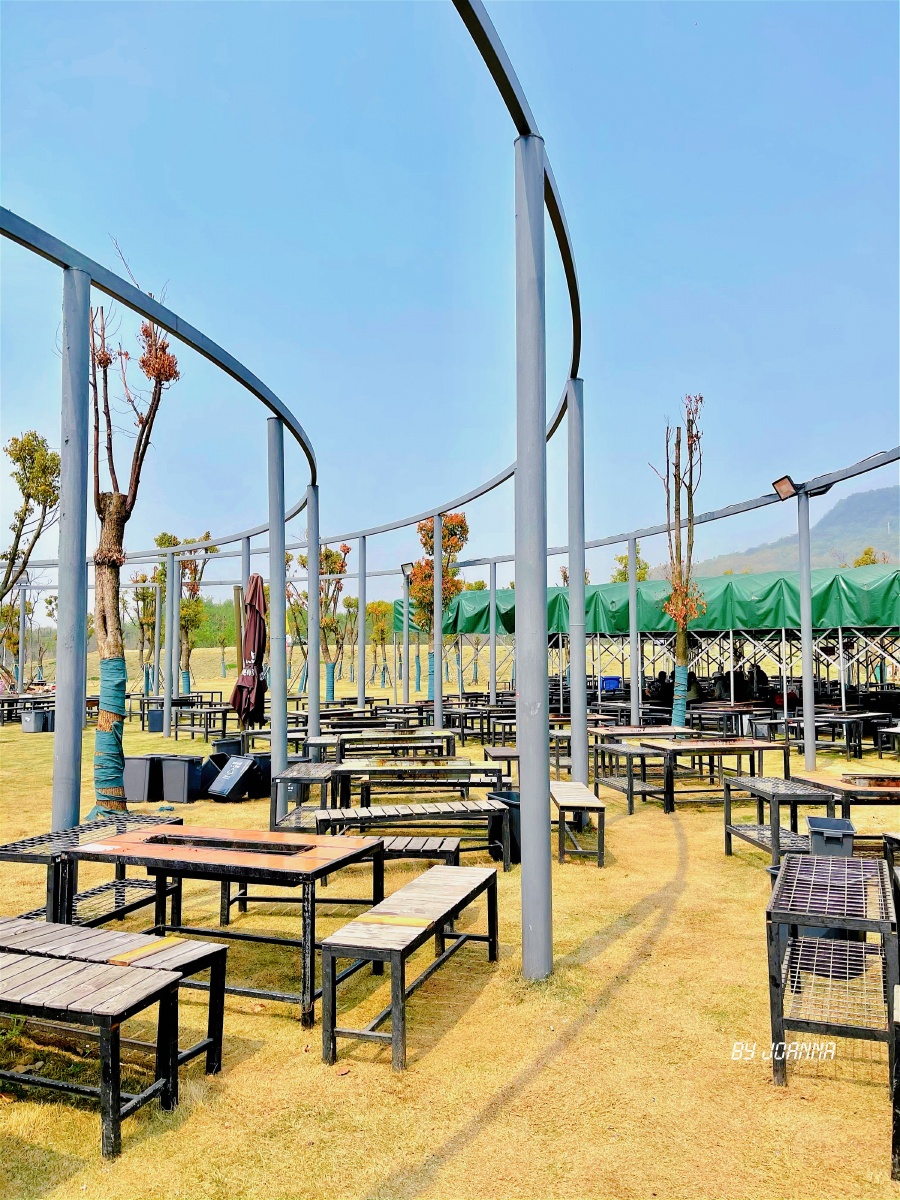 可以带个帐篷72放个风筝09还是很愉快很悠闲的一次春烧烤基地