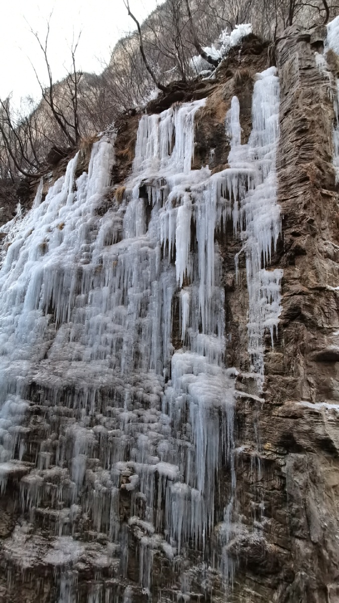 云台山冰挂
