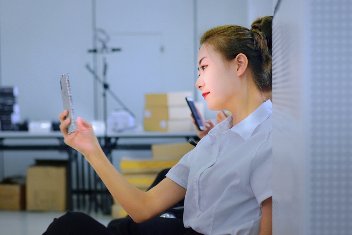 开发区慧创园的小白领