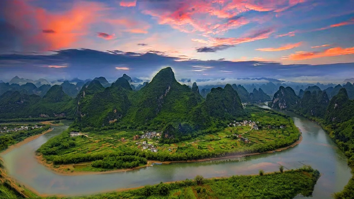 桂林旅游漓江山水风景图片