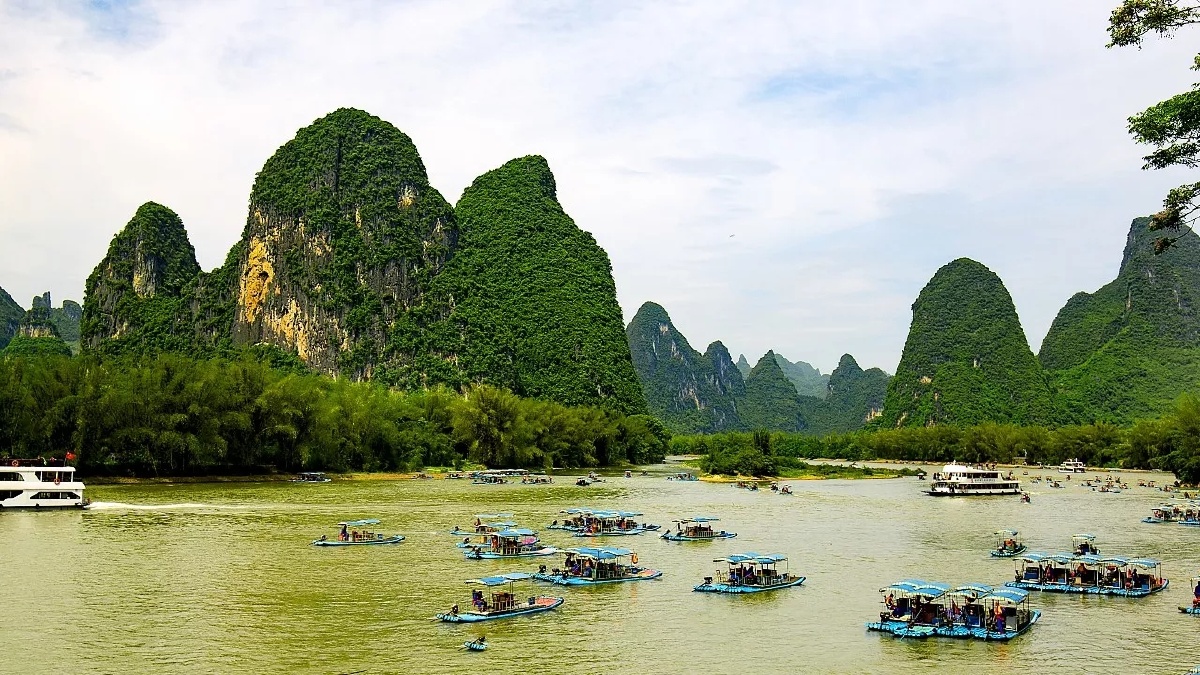 桂林旅游漓江山水风景图片