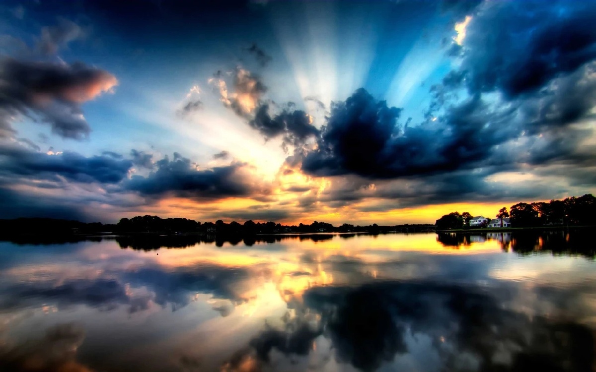 日出日落永恒的美景二