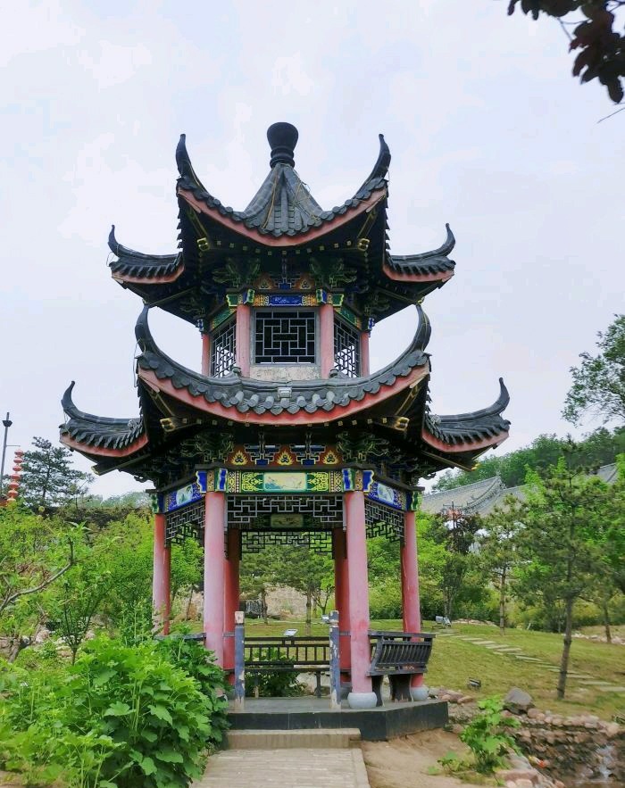 山西阳泉桃河公园内景